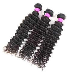 Italian Curly Human Hair Bundles with Closure Brazilian Virgin Hair Free Shipping