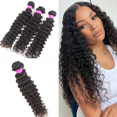 Italian Curly Human Hair Bundles with Closure Brazilian Virgin Hair Free Shipping