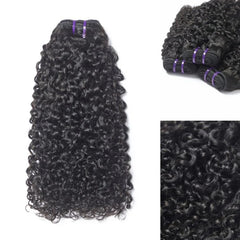 Hair Kinky Curly Bundles With Closure 3 Bundles Virgin Human Hair